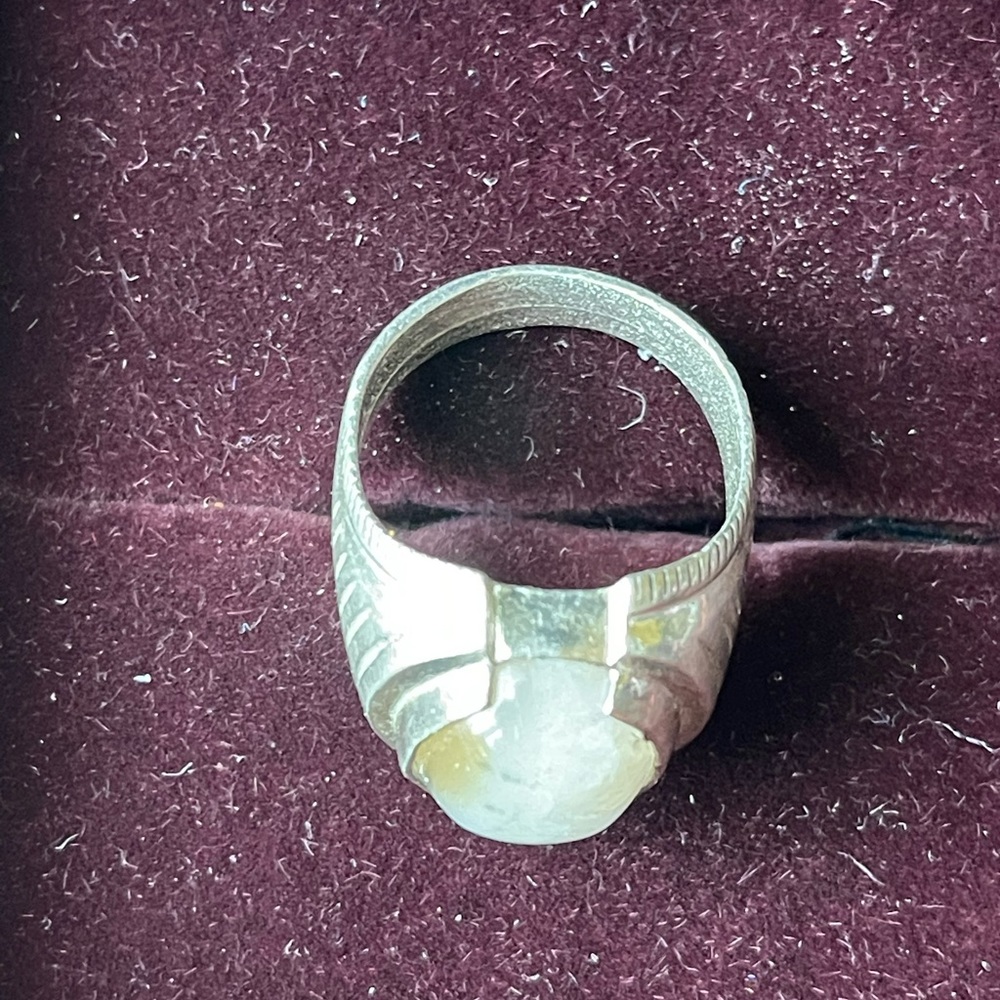 Silver Moonstone Ring - image 2